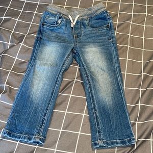 Drawstring jeans for toddler 🖤